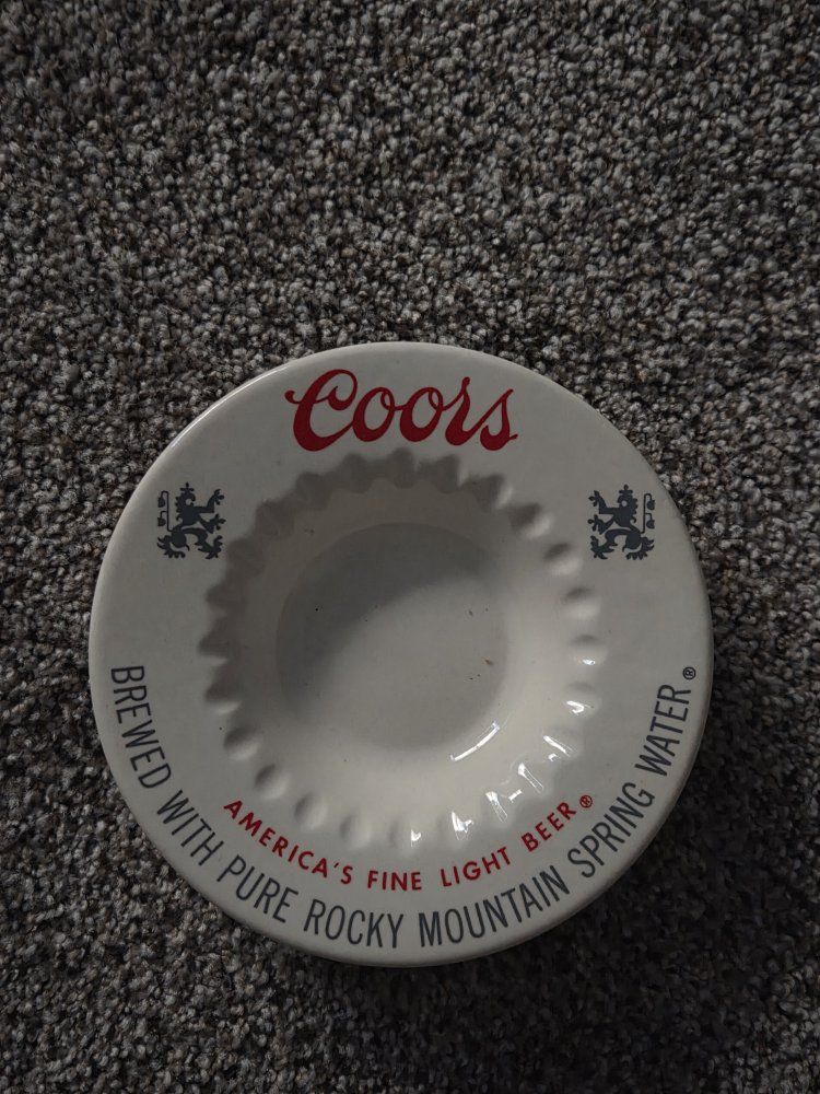 Vintage Coors Ashtrays