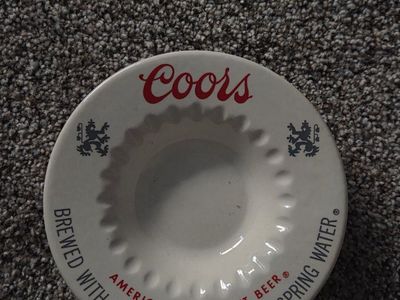 Vintage Coors Ashtrays