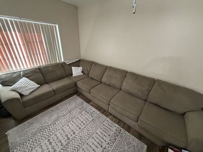 Large Brown Sectional Sofa