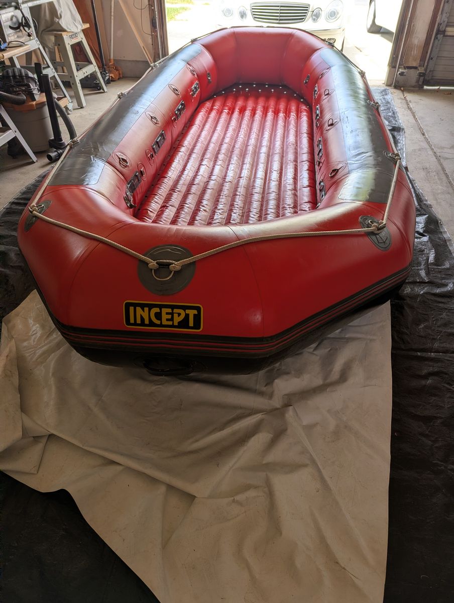 15' Incept Self Bailing Whitewater Raft