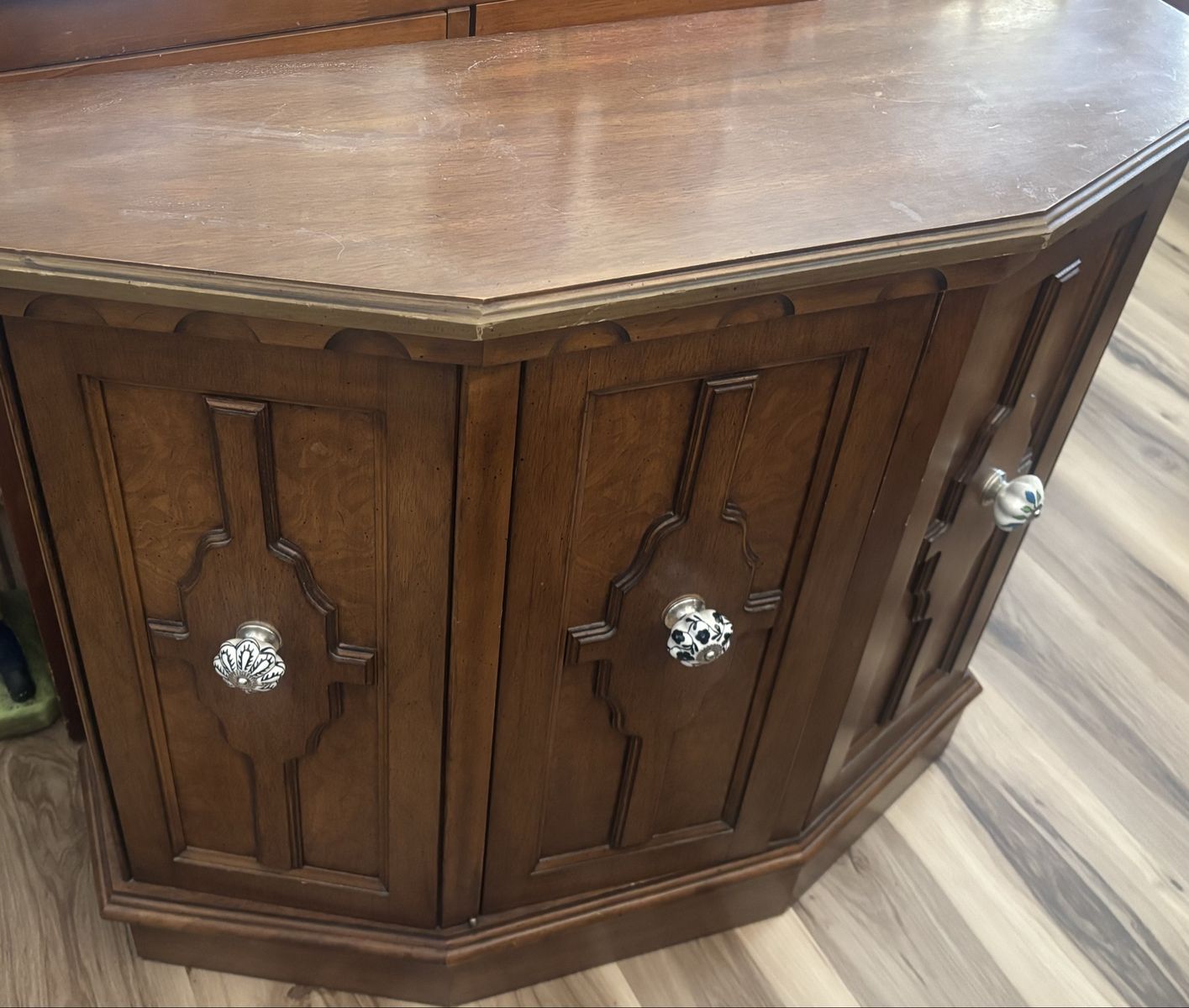 Vintage entry cabinet