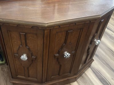Vintage entry cabinet