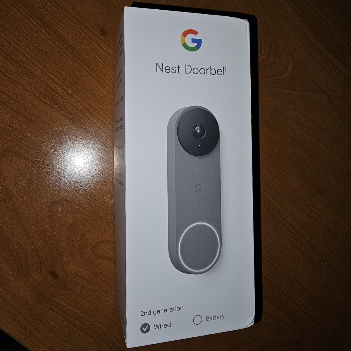 Nest Doorbell Gen 2 - wired - grey