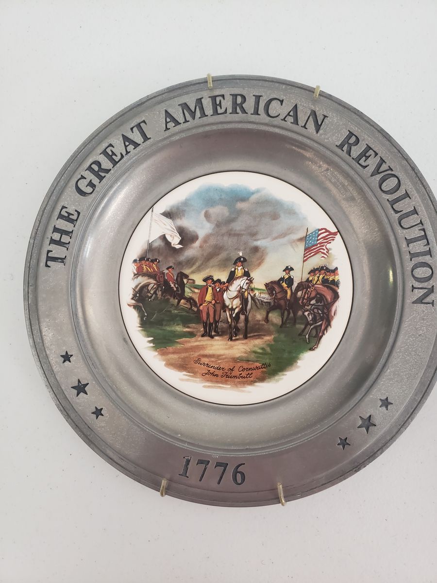 The Great American Revolution 1776 Commemorative Plates