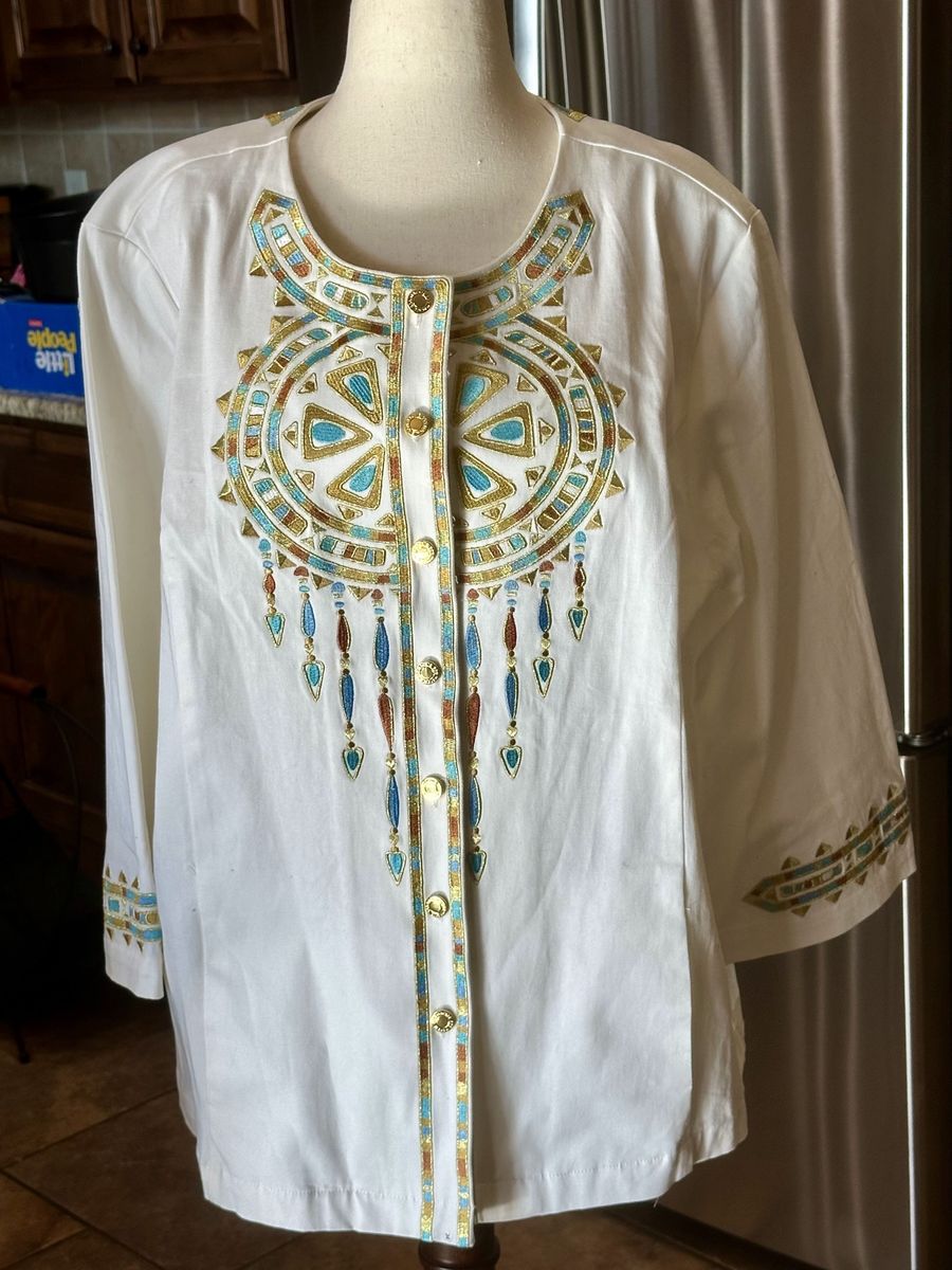 Beautiful Bob Mackie Wearable Jacket NWT