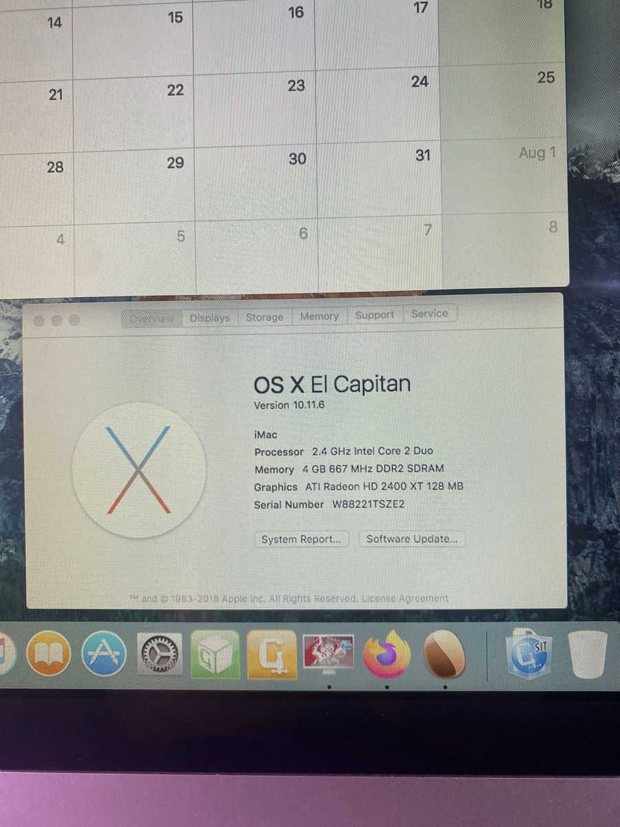 iMac for GarageBand, school stuff, home, plays DVDs, vintage games