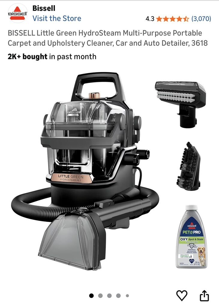 Little Green Steam Carpet Cleaner