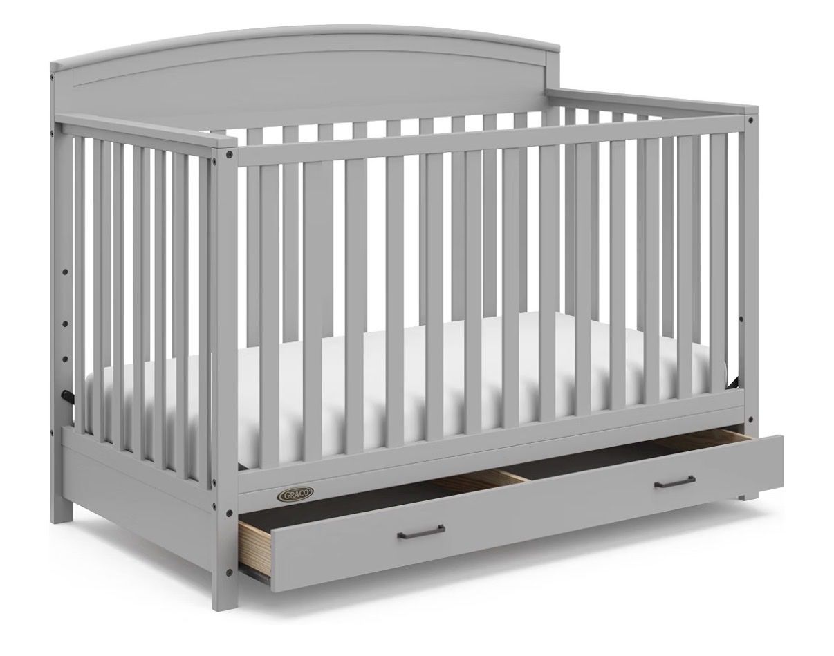 Brand New in the Box Graco Benton 5-in-1 Convertible Crib with Drawer