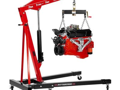 Engine "Cherry Picker" PITTSBURGH 2 Ton Capacity (ASME-PASE Certified) Foldable Shop Crane