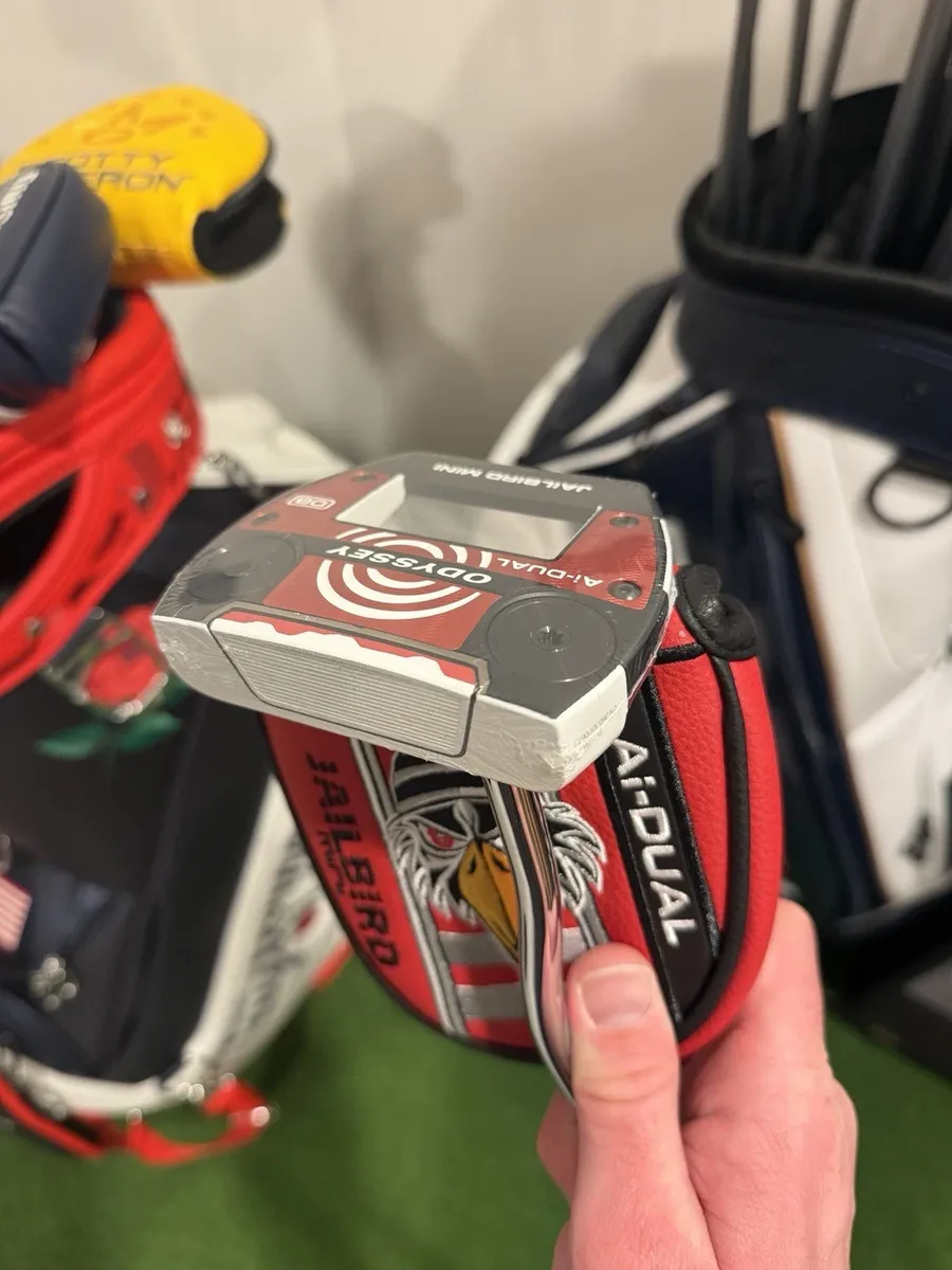 Left Hand Odyssey AI Dual Jailbird Mini DB Putter 34" New