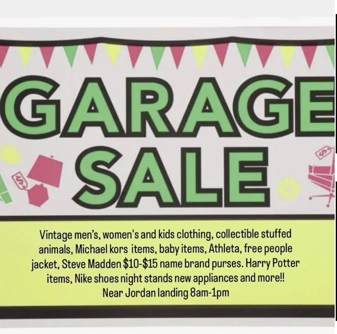Yard sale may 9th