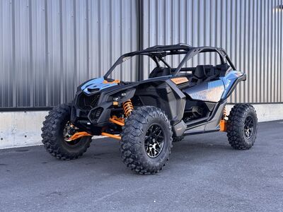 2026 Can-Am® Maverick X3 DS Turbo RR Scandi Blue & Orange Crush