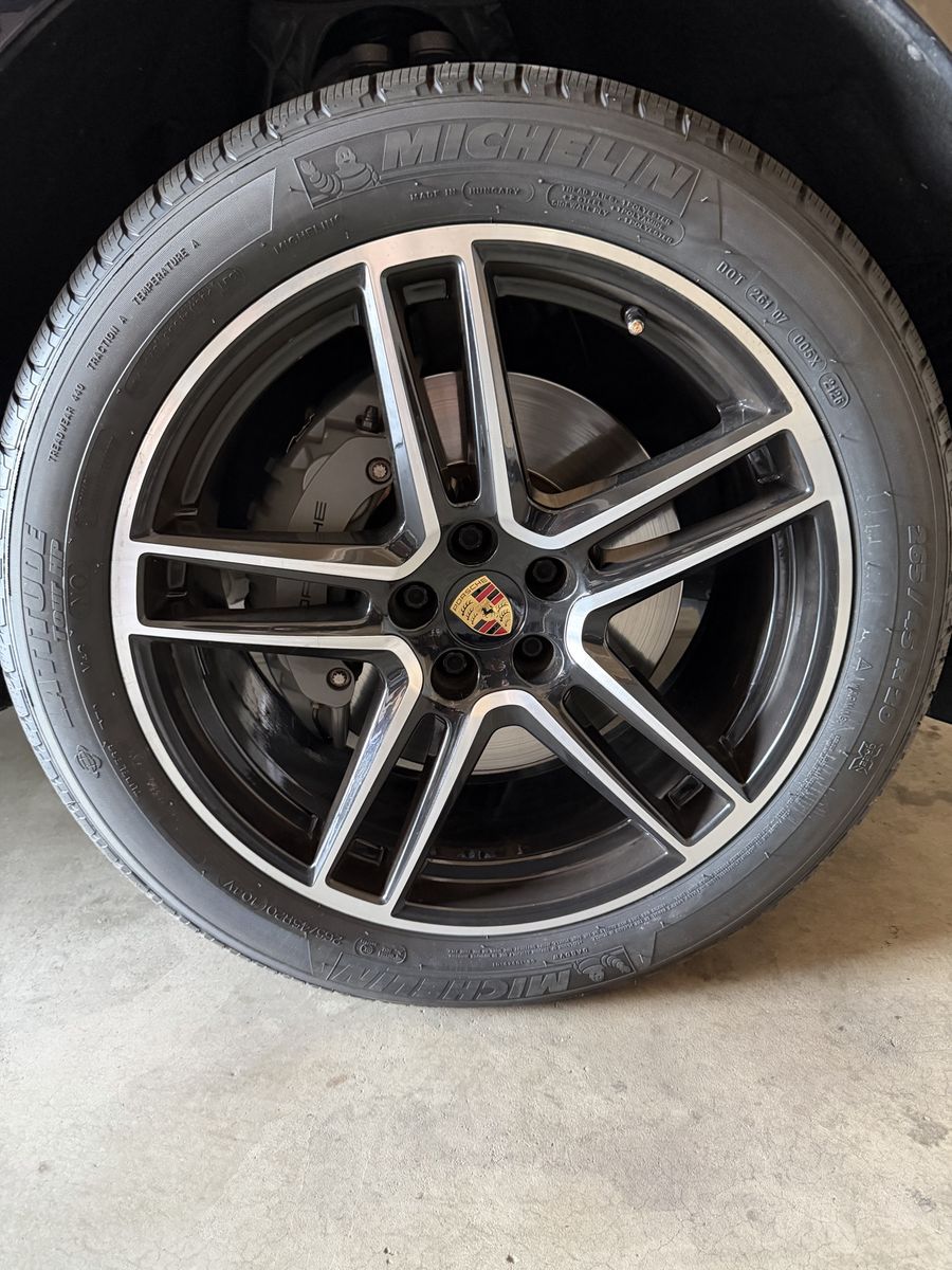 2 Porsche Michelin Latitude Tour HP Tires 265/45R20 at about half life 6/32 tread depth and no damage