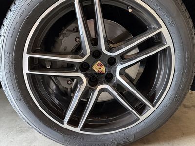 2 Porsche Michelin Latitude Tour HP Tires 265/45R20 at about half life 6/32 tread depth and no damage