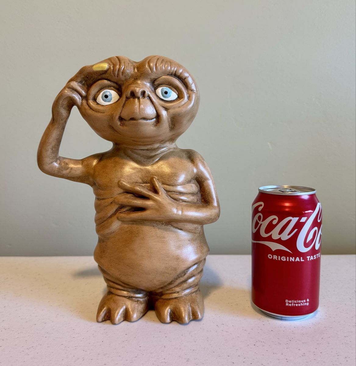 Vintage E.T. the Extra-Terrestrial Ceramic Piggy Bank - Excellent Condition