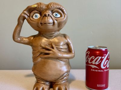 Vintage E.T. the Extra-Terrestrial Ceramic Piggy Bank - Excellent Condition