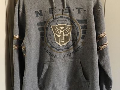 Transformers Hoodie Size Large