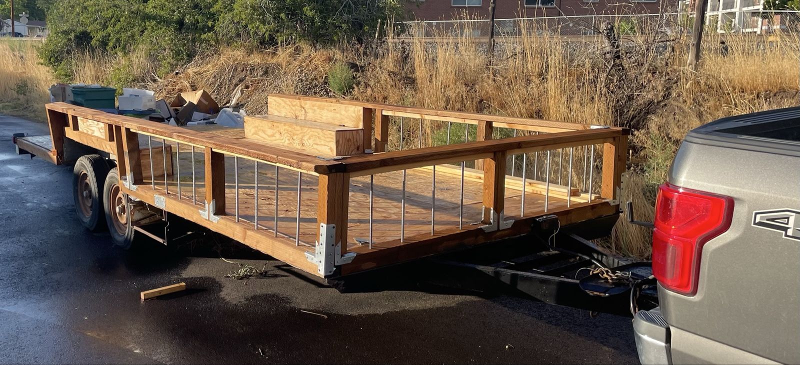 Custom Tandem Axle Trailer 8’ x 20’