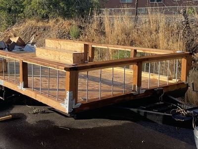 Custom Tandem Axle Trailer 8’ x 20’