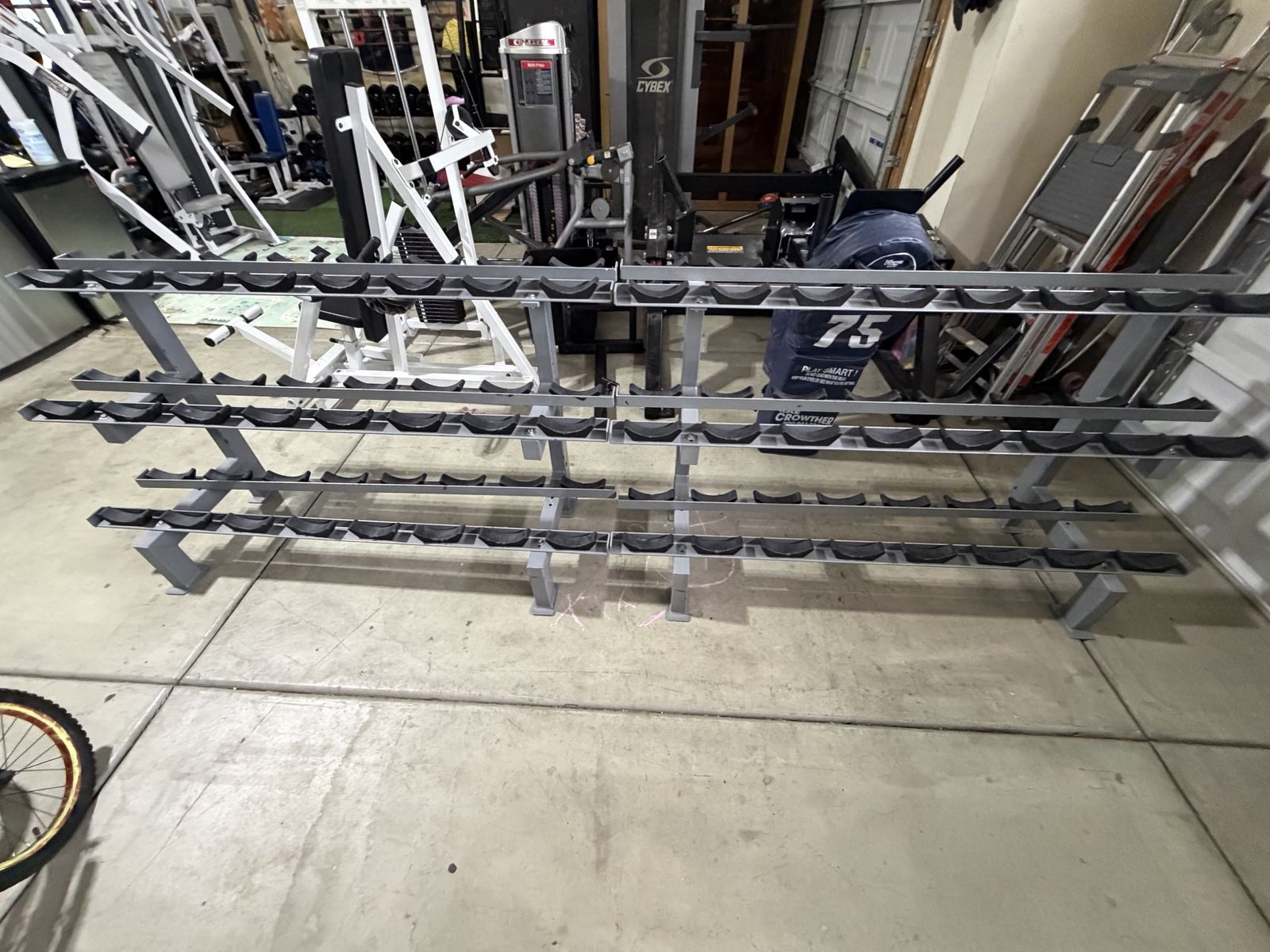 2 Commercial 3 Tier Dumbbell Racks