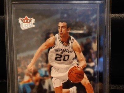 2002-03 Fleer Ultra Manu Ginobili RC Rookie grade GEM MINT 10
