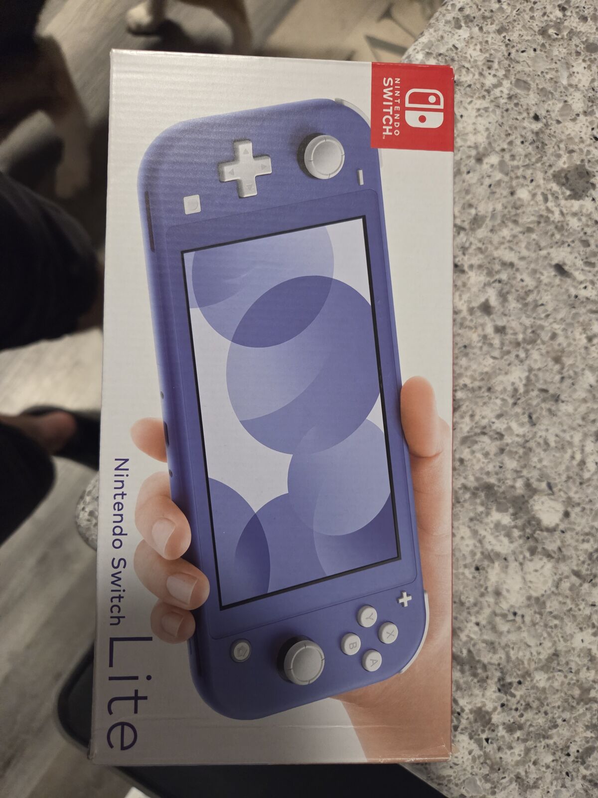 Nintendo switch lite blue edition with cash & case