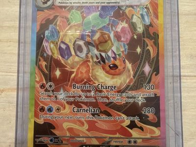 Flareon Prismatic Evolutions Pokemon Card