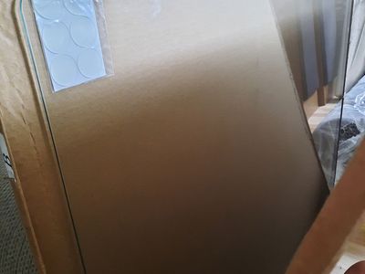 New Tempered Glass Chair Mat, Transparent