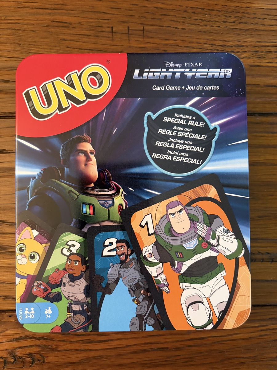 Buzz Lightyear Uno Game