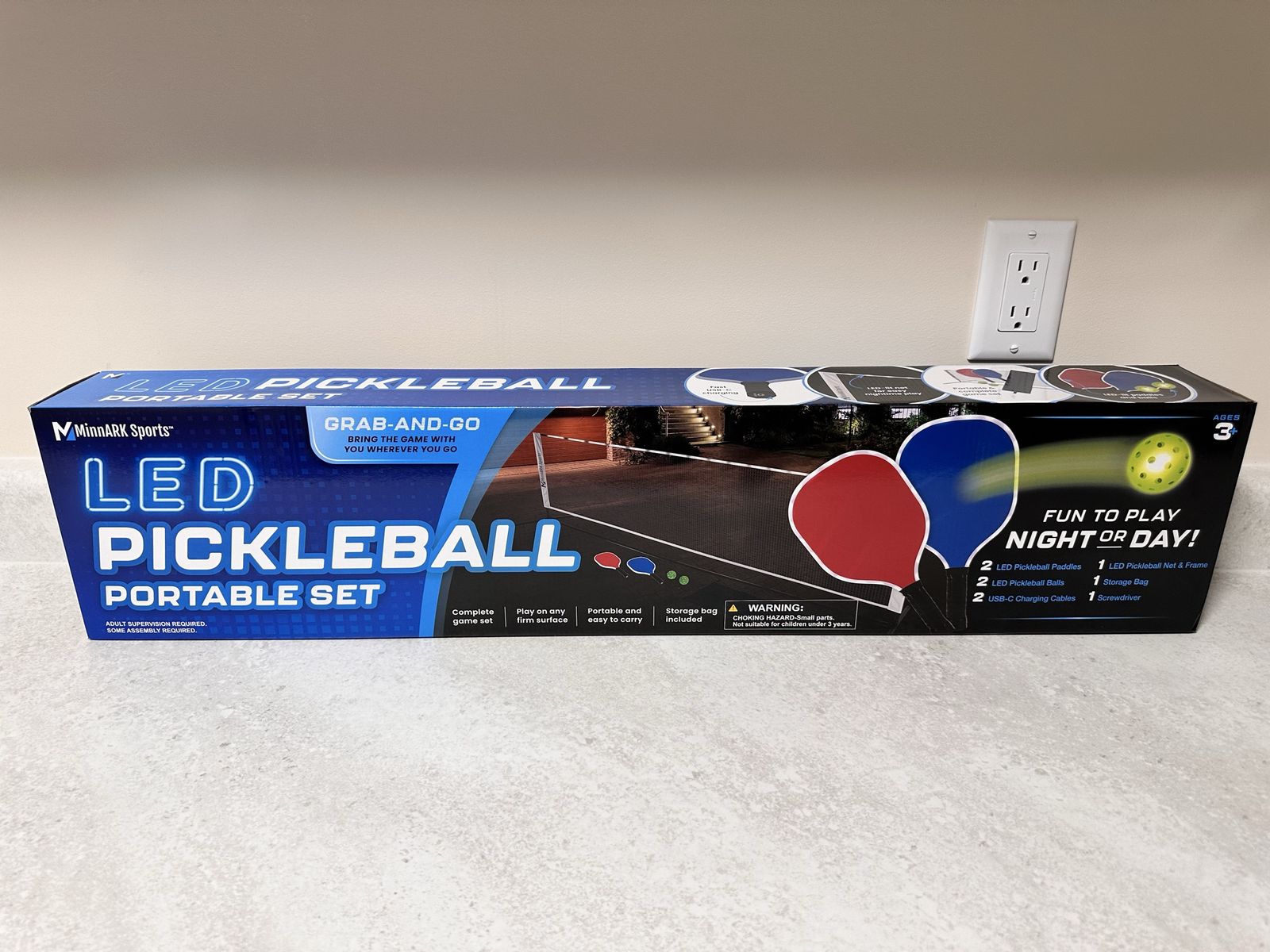 New LED Pickleball Portable Set