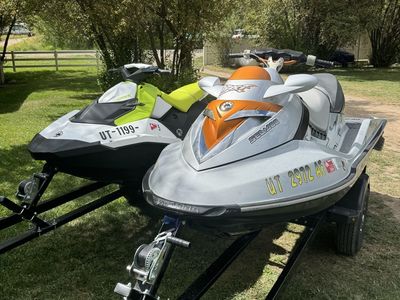 2008 Seadoo RXT255 & 2023 Seadoo Spark 3up w/Trailer