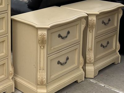Pair of 2-Drawer Nightstands / End Tables