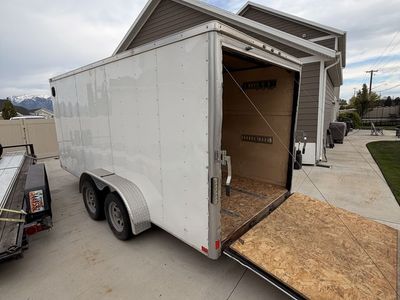 16’ wells cargo enclosed trailer