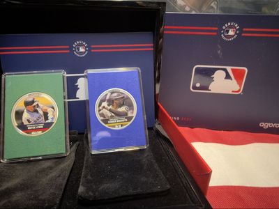 Agoro MLB 2024 Trading Coins - Royce Lewis (1oz) & Xander Bogaerts(1oz) equal - 2oz .999 Fine Silver, #402/500 & #09/60