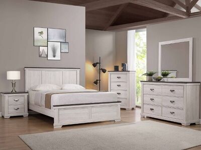 NEW Queen 6 PIECE BEDROOM SET -NEW IN BOX