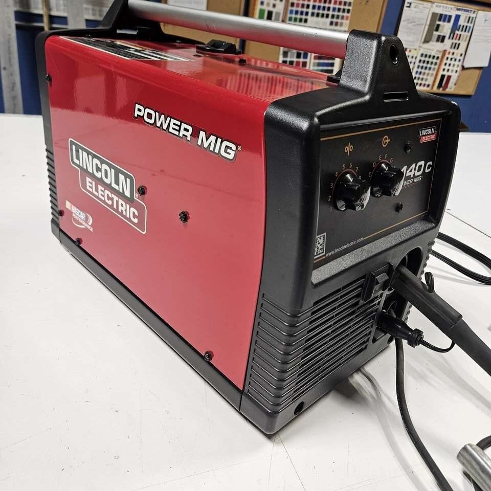 lincon 140c welder w/ alum weld gun and tank