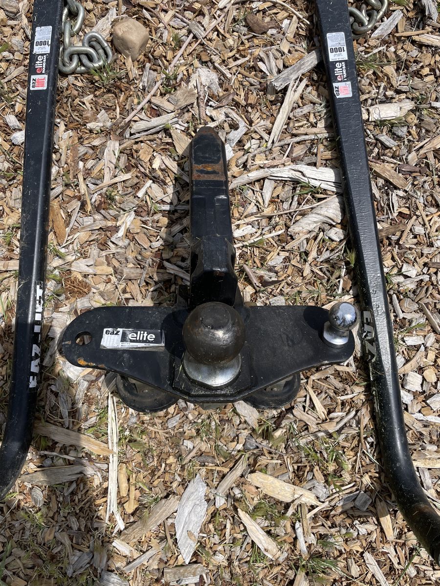 Eaz equalizer hitch, and leveling blocks