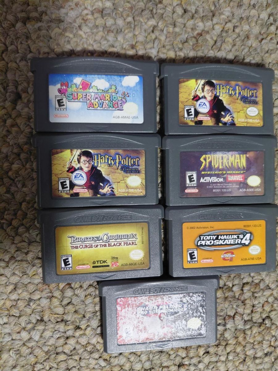 Nintendo Game boy advanced AGB 7 games $100 cash only text 385-414-9627