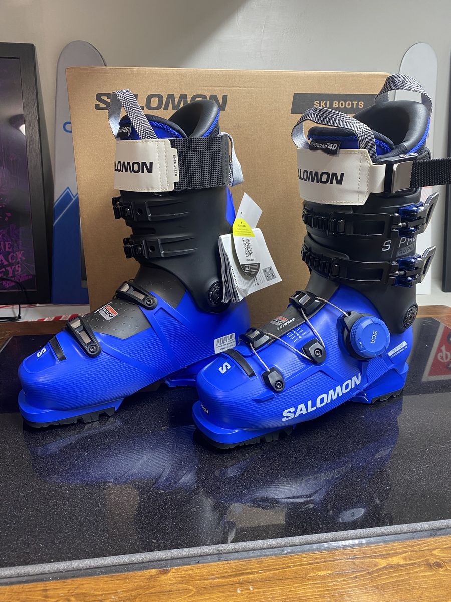 Salomon S/Pro Alpha 130 BOA Ski Boots, Men’s size 25.5, NEW