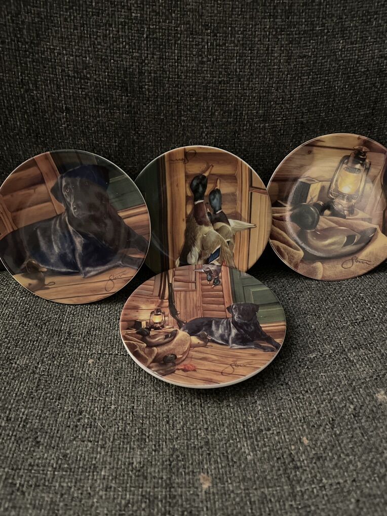 Wild Wings Beautiful 4 Plate Set