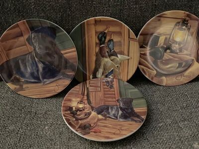 Wild Wings Beautiful 4 Plate Set