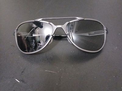ESS EE4062-0460 Wire-Frame Aviator Sunglasses Silver Dark Grey Lenses