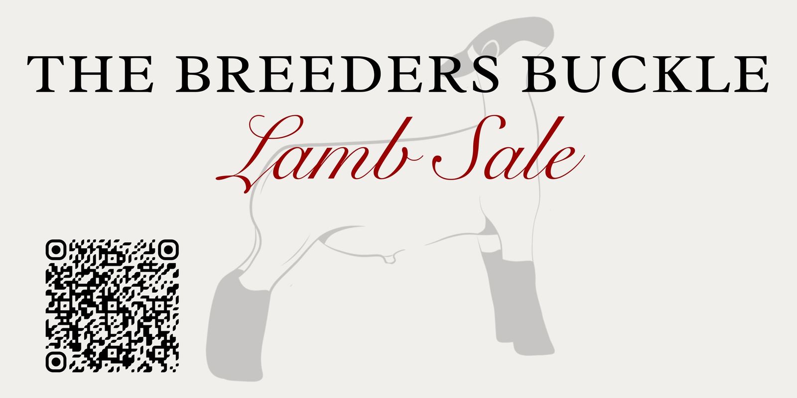 Breeders Buckle Lamb Sale