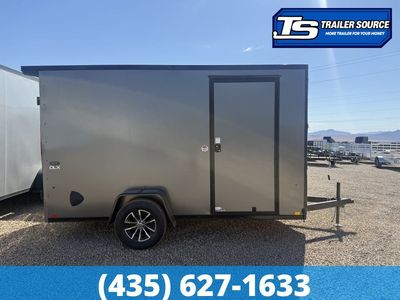 6x12 Look ST DLX Enclosed Cargo Trailer - 6'6" Interior - 3.5K GVWR - .080 PolyCor, Alloy Wheels, Black Out Package, Rear