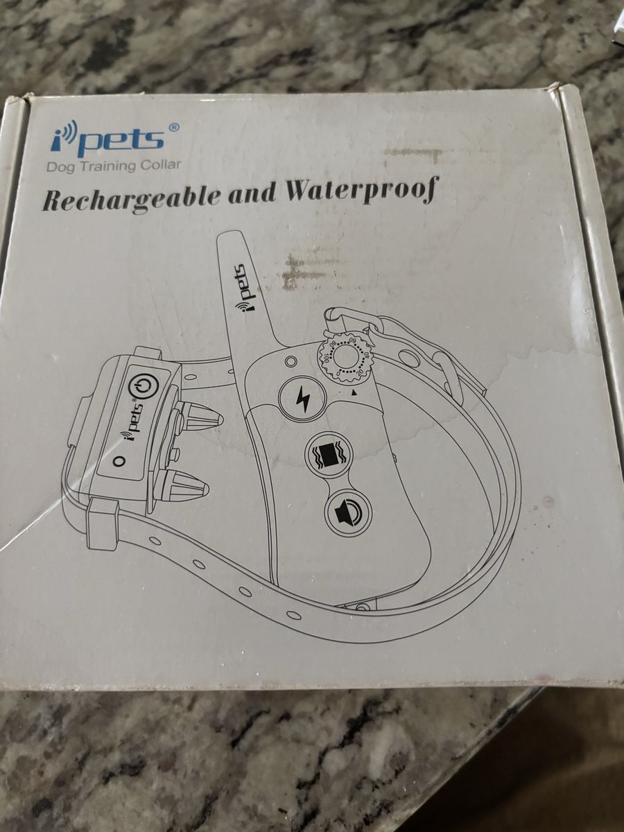 iPETS Rechargeable & Waterproof Dog Training Collar - Brand New