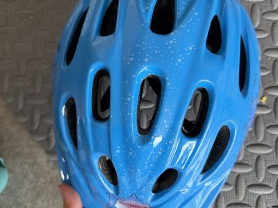 Blue Kids Bike Helmet – Shark Design