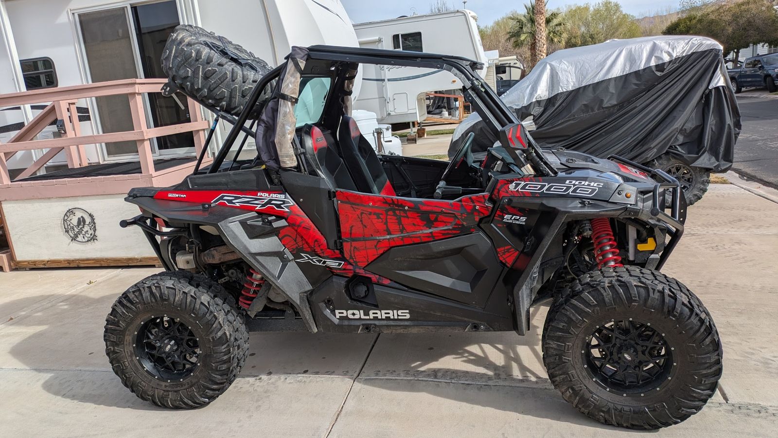 2018 Polaris XP RZR, and trailer