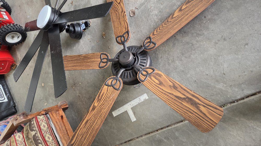 wood ceiling fan