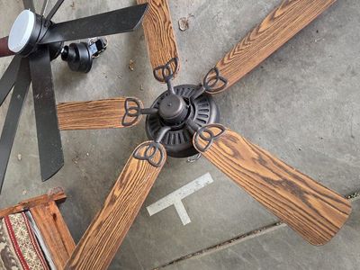 wood ceiling fan