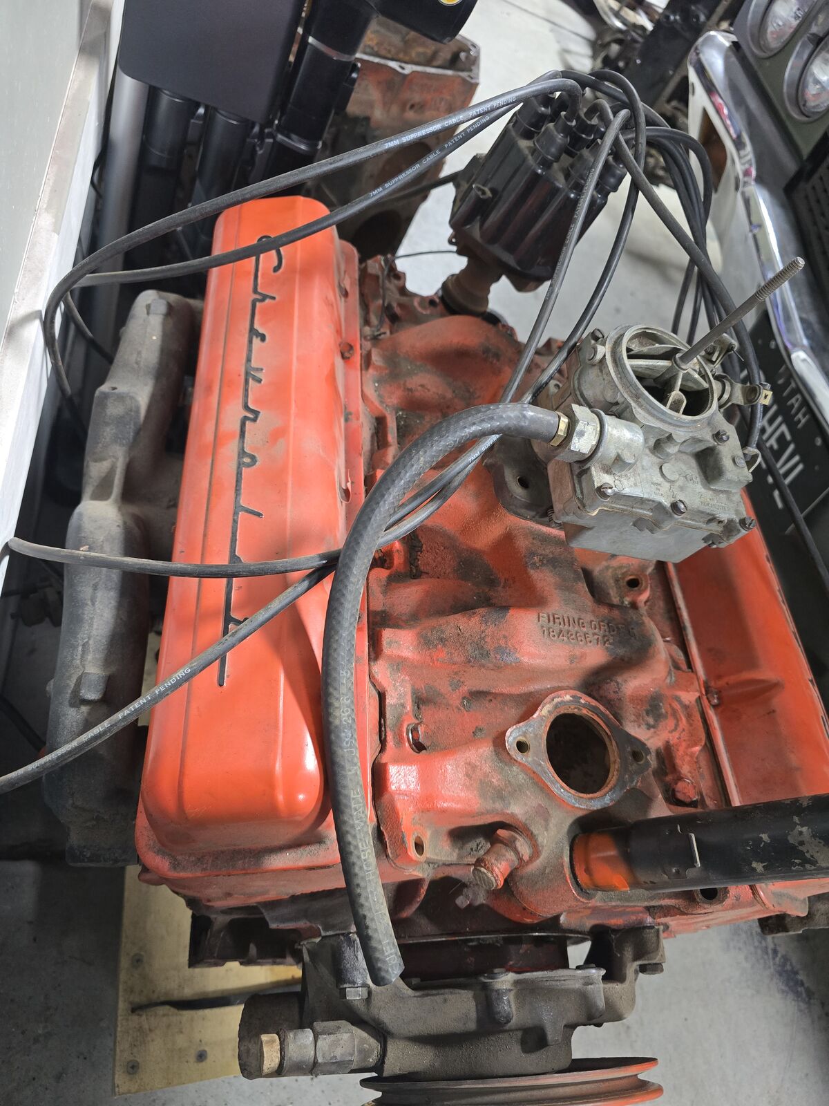 corvette 327 engine SBC chevy L76